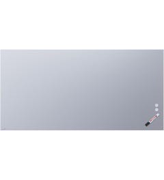 Mat glasbord | Rechte hoeken | Lichtblauw (100 x 200 cm)