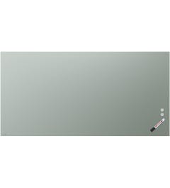 Mat glasbord | Rechte hoeken | Lichtgroen (100 x 200 cm)