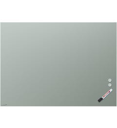 Mat glasbord | Rechte hoeken | Lichtgroen (90 x 120 cm)