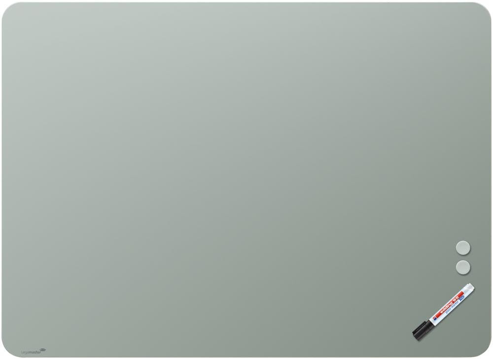 Mat glasbord | Ronde hoeken | Lichtgroen (90 x 120 cm)