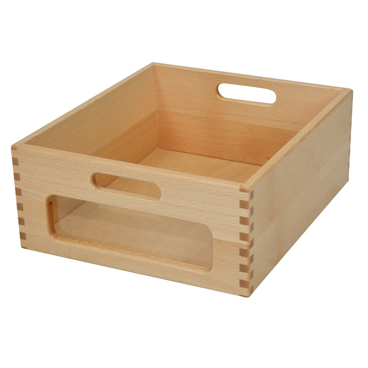 Houten kist met plexiglas | 31,5 x 14 x 36 cm