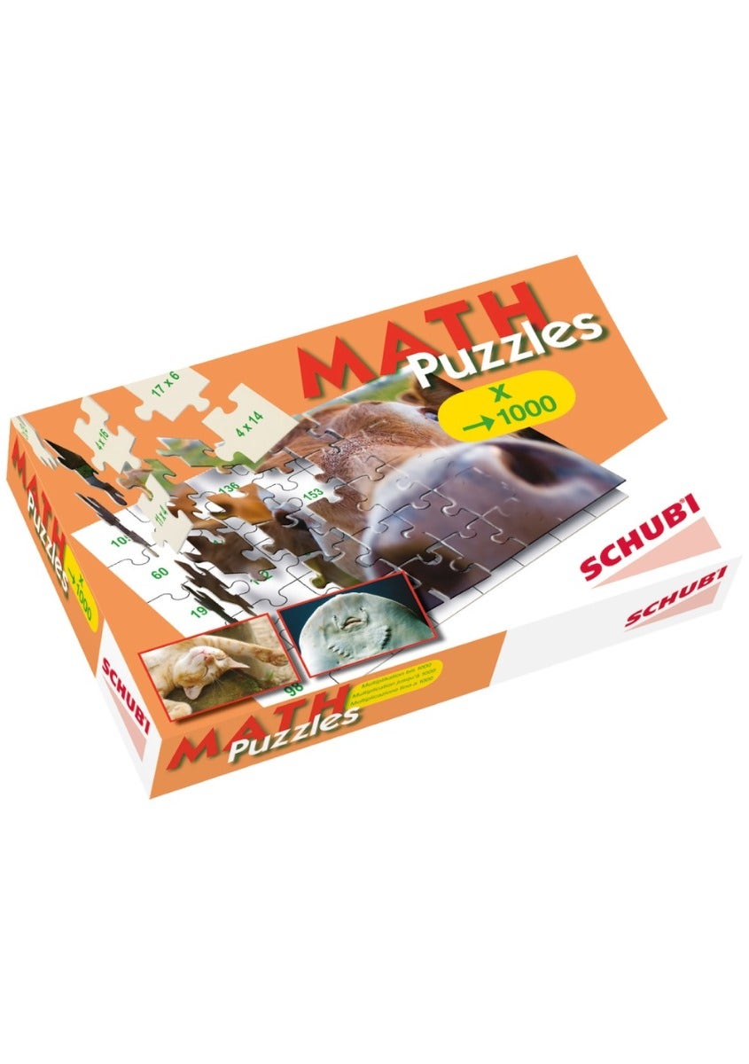 MATHpuzzels -  Vermenigvuldigen tot 1000