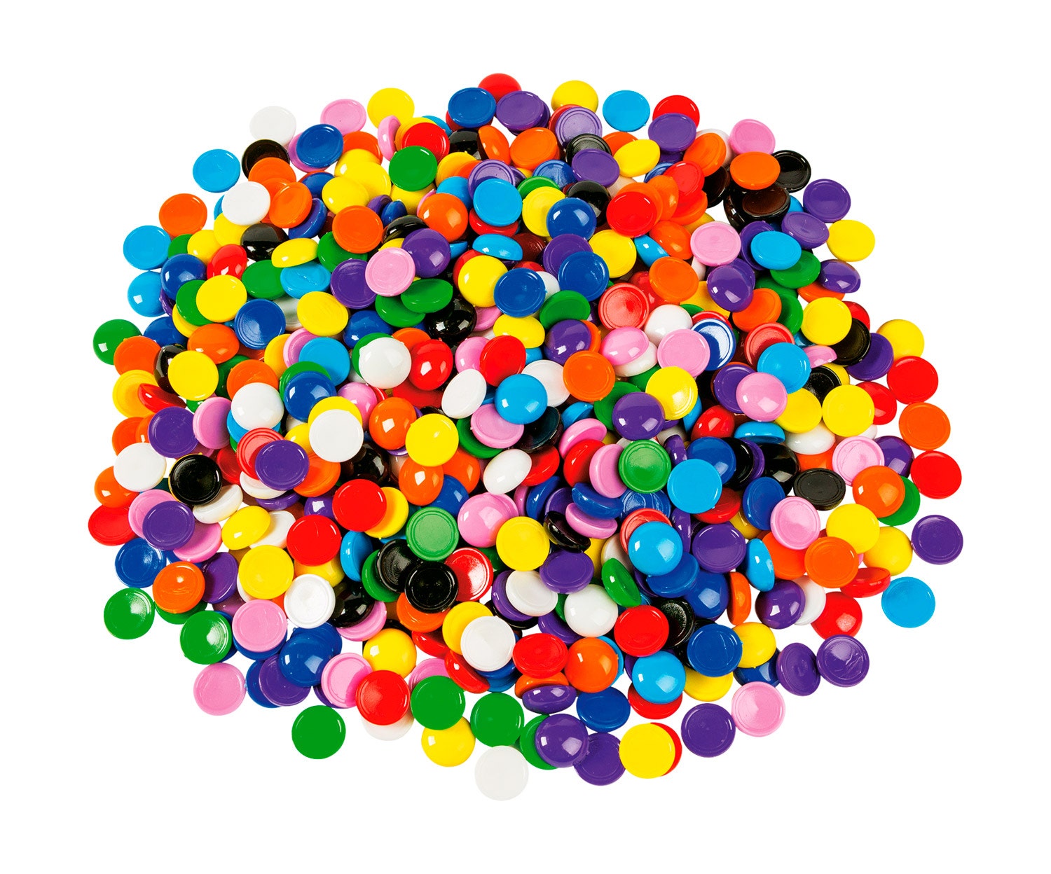 Middelgrote mozaïekstenen in 10 kleuren | 650 stuks