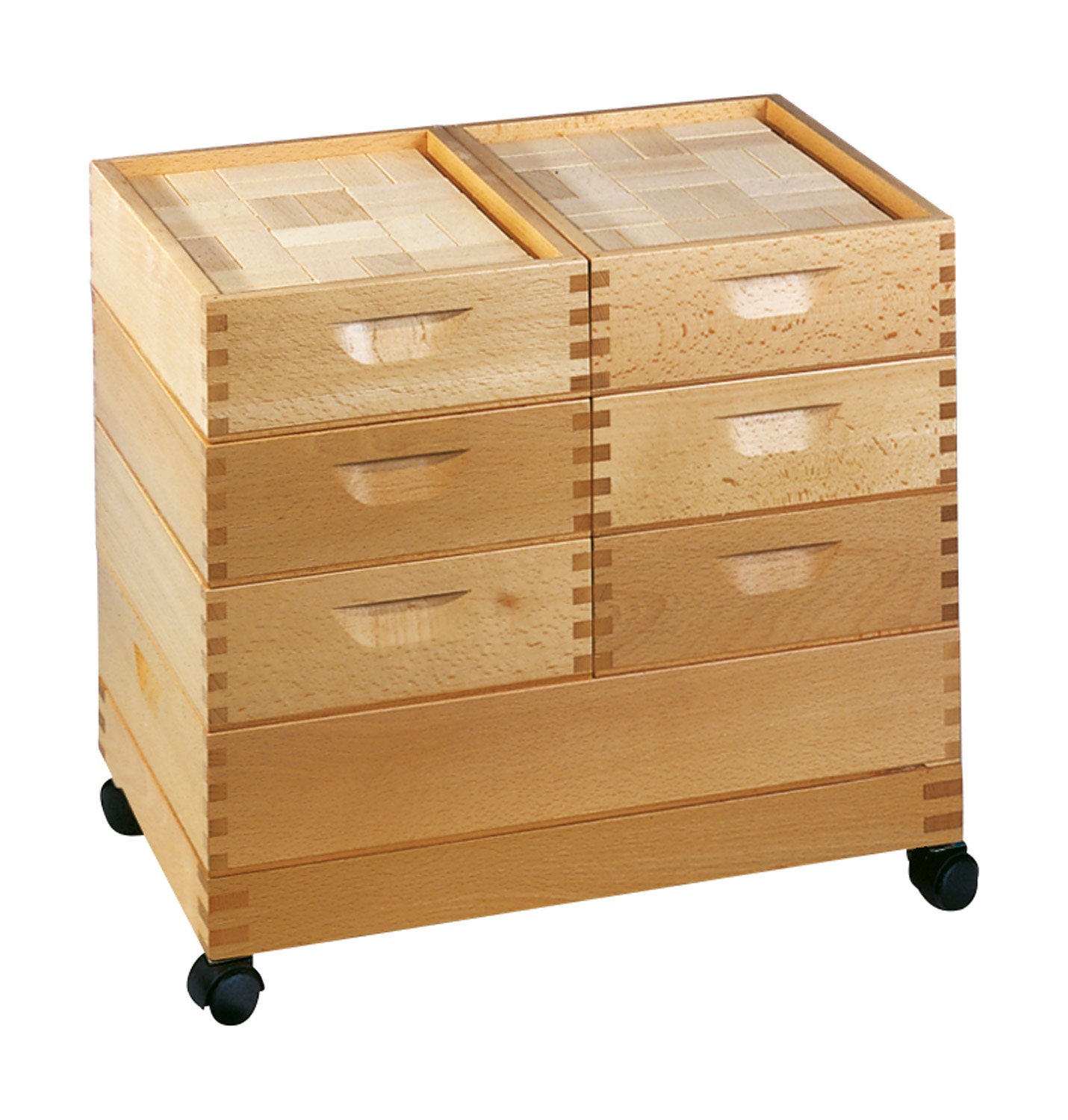 Mobiele blokken bouwwagen | Uhl | Set 3