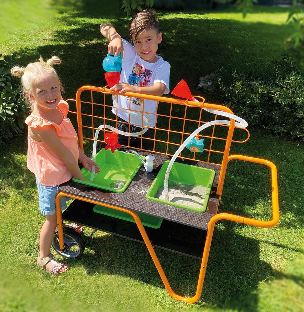 Mobiele zand- en watertafel Muddy Fun