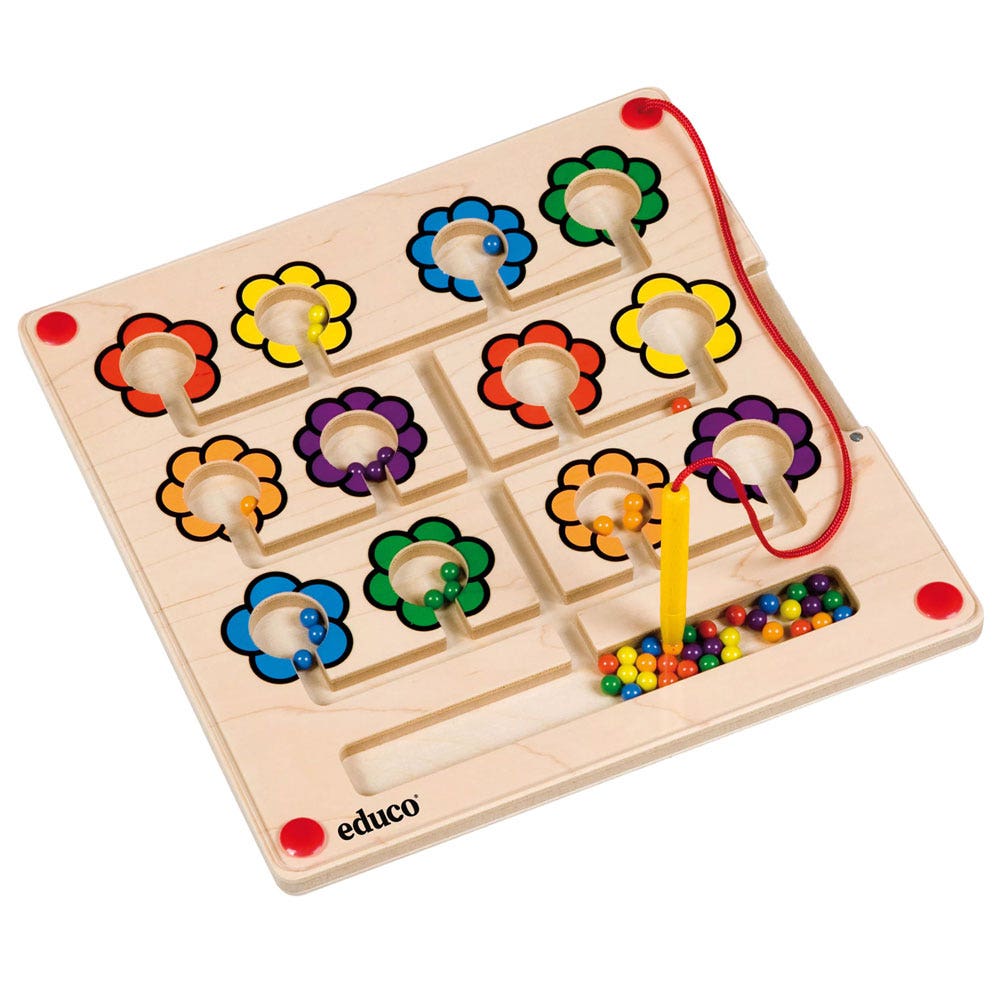 Motoriekbord - Bloemen | Educo