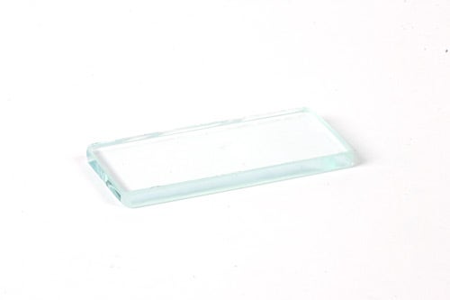 Plaatje glas 80x40x6 mm
