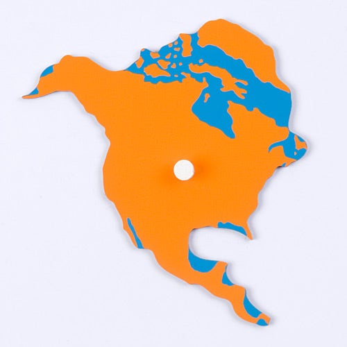 Inlegkaart werelddelen