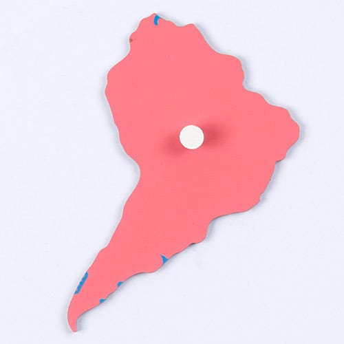 Inlegkaart werelddelen