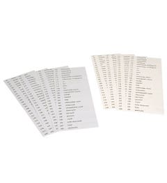 Naamkaartjes voor serie 3