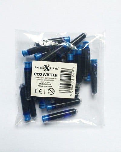 Nexus Eco Writer - inktcartridges blauw (per 30)