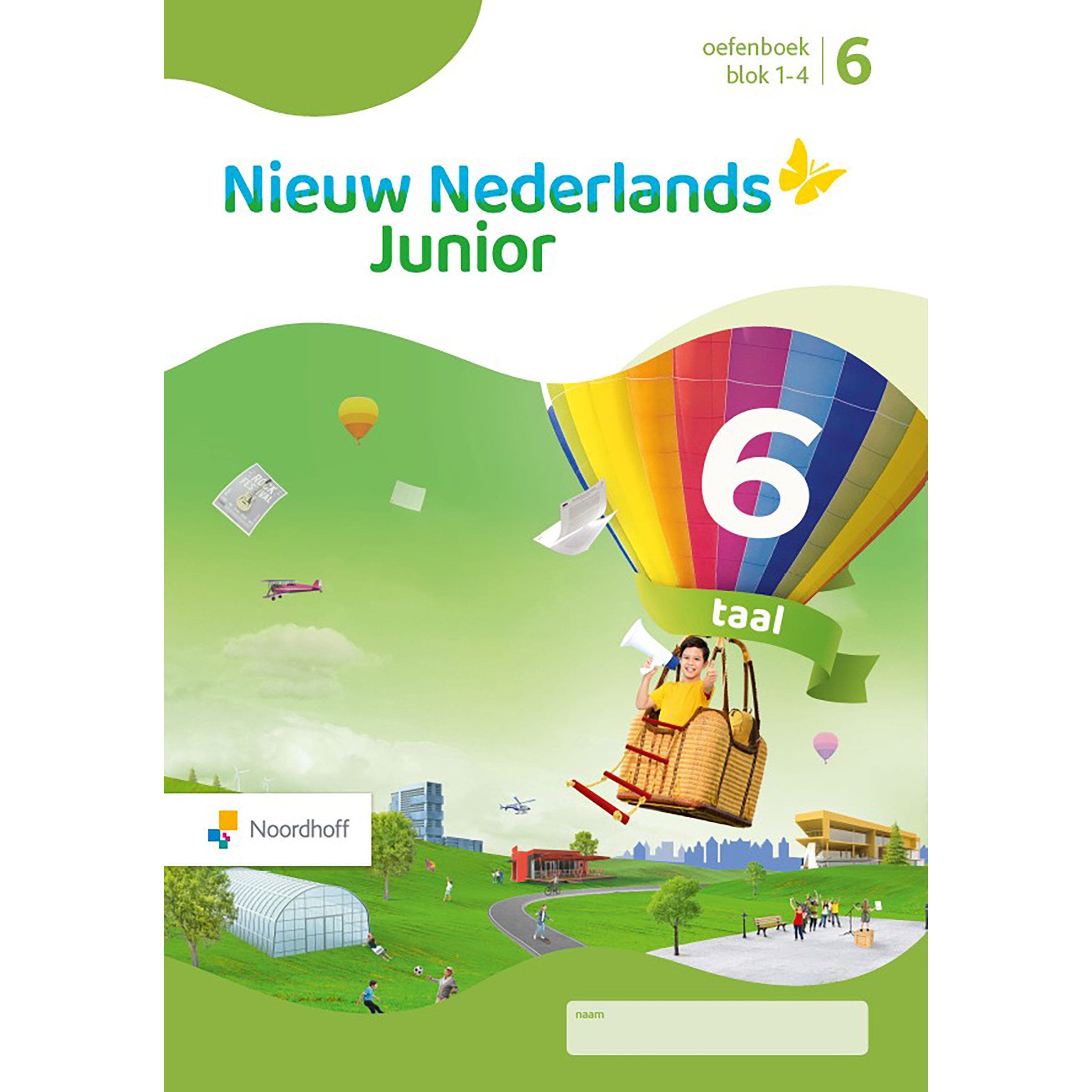 Nieuw Nederlands Junior Taal | Oefenboek blok 1-4 | Groep 6