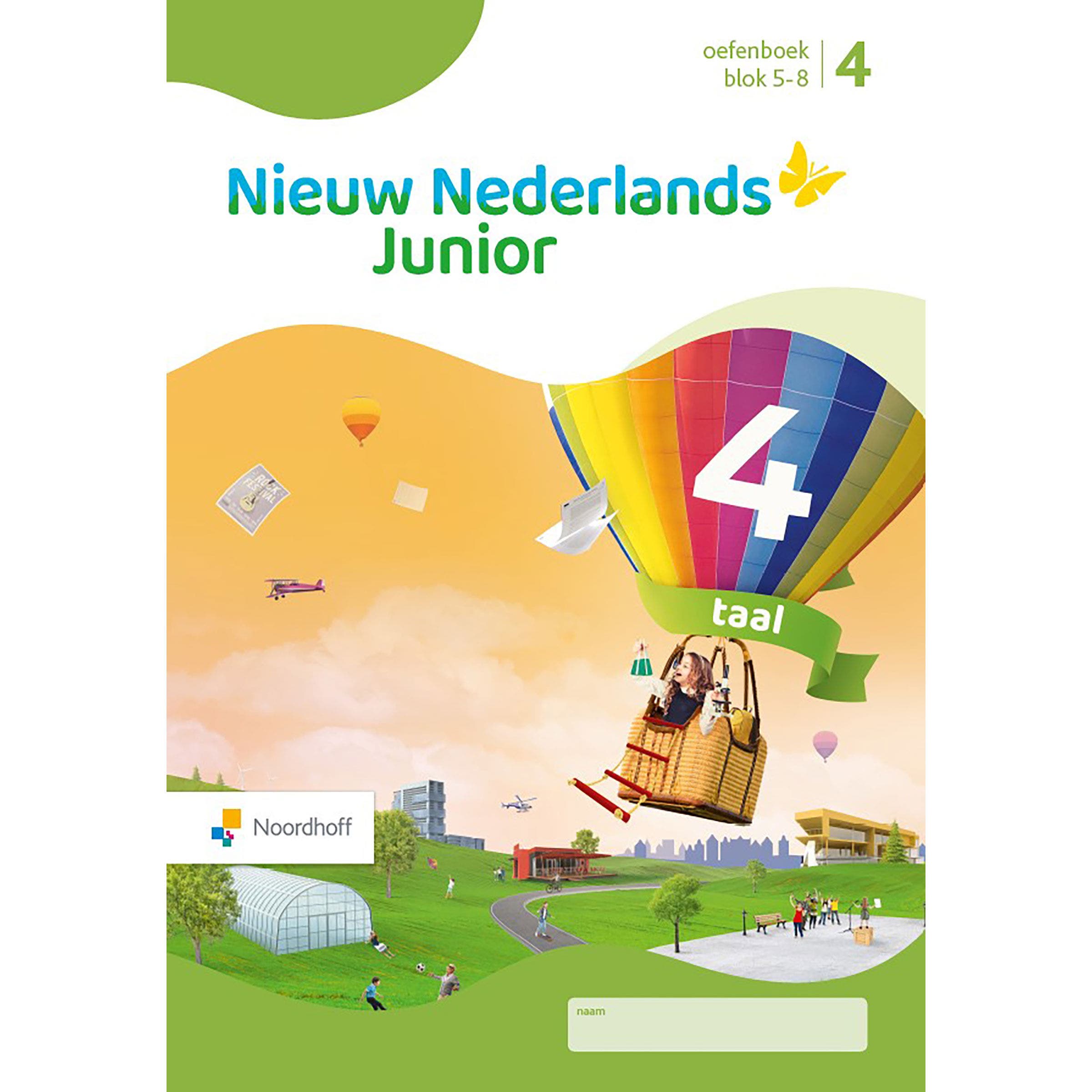 Nieuw Nederlands Junior Taal | Oefenboek blok 5-8 | Groep 4