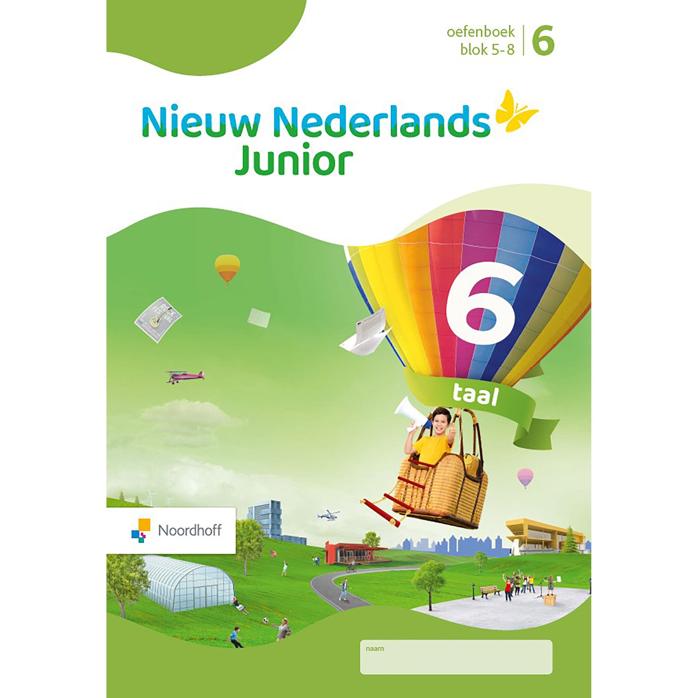 Nieuw Nederlands Junior Taal | Oefenboek blok 5-8 | Groep 6