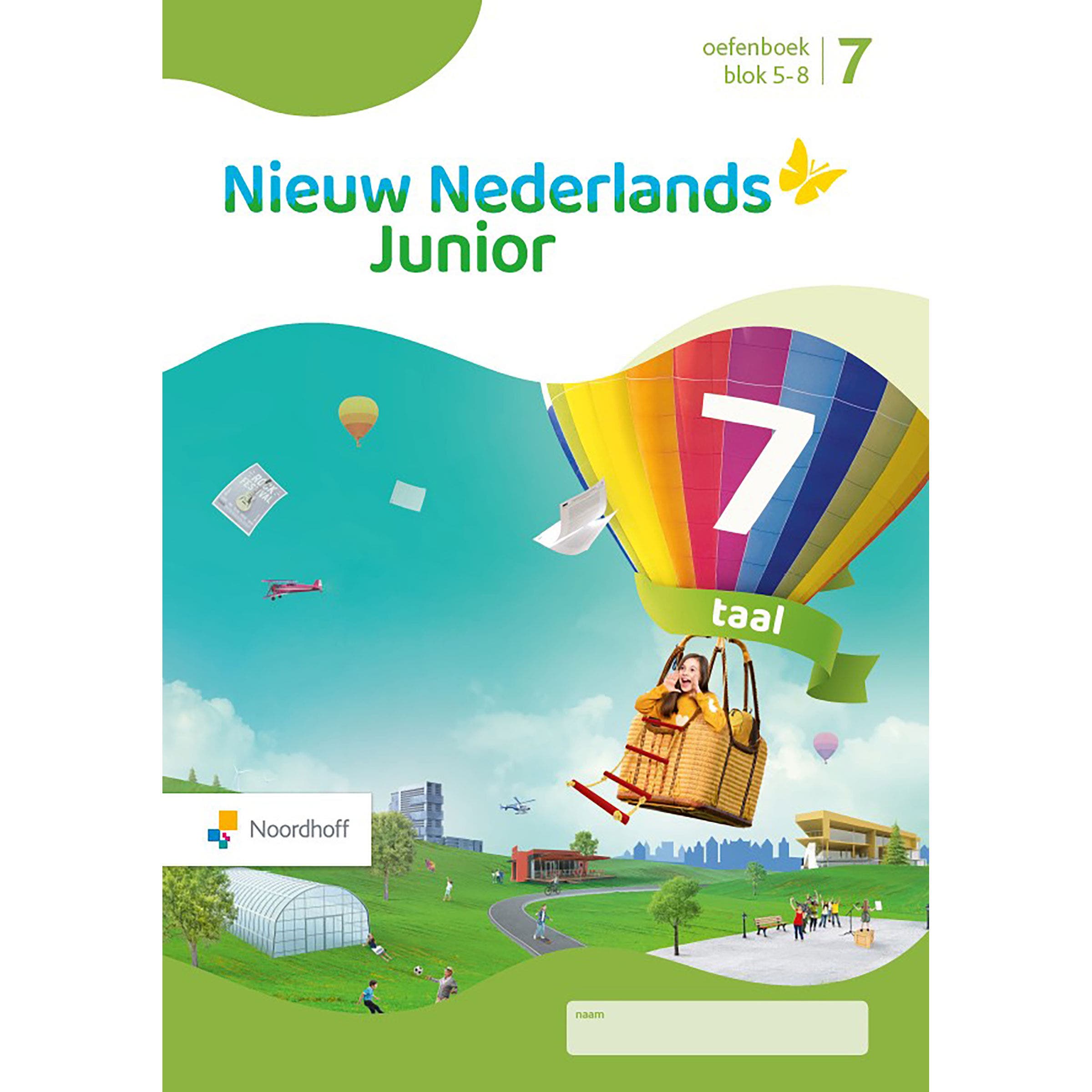 Nieuw Nederlands Junior Taal | Oefenboek blok 5-8 | Groep 7