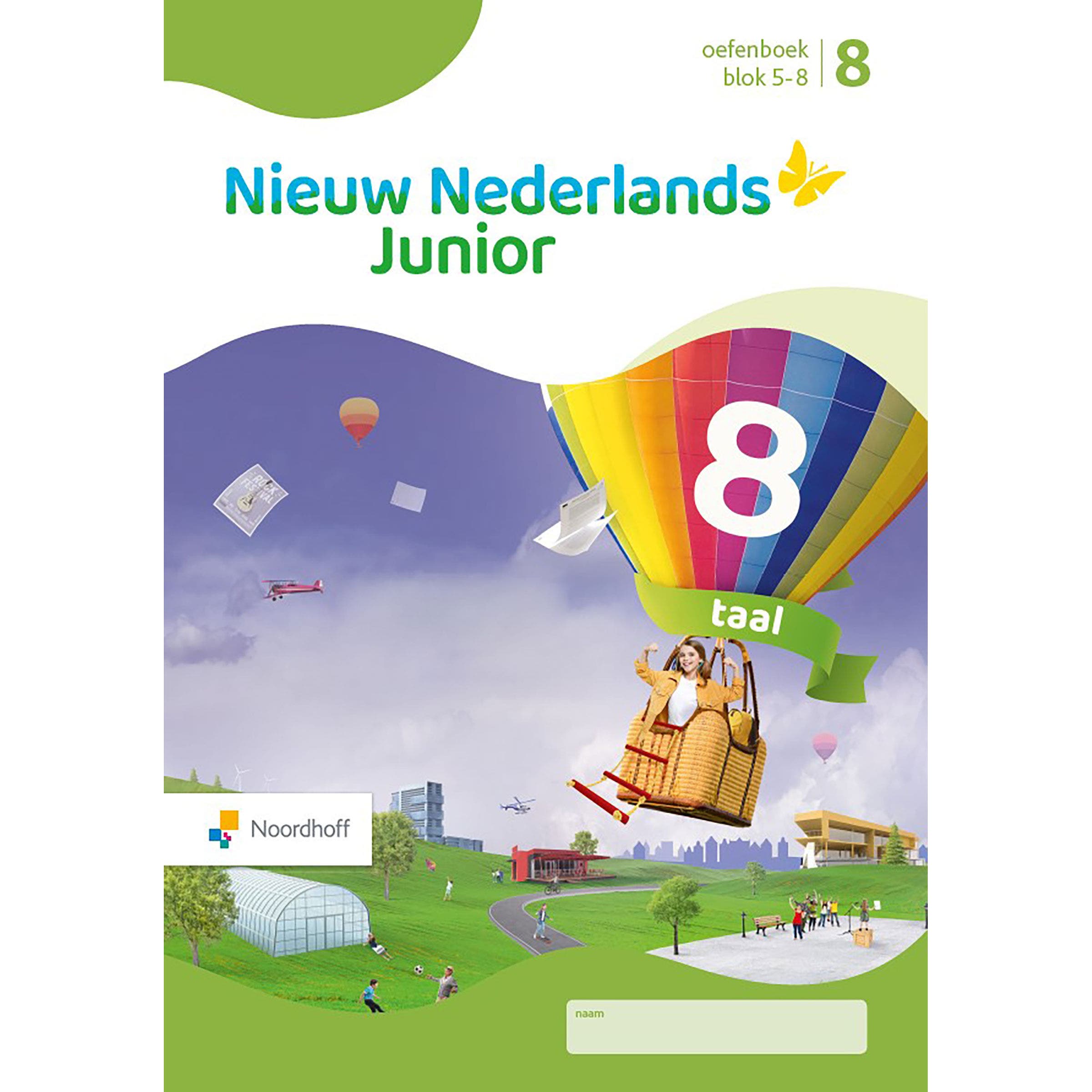 Nieuw Nederlands Junior Taal | Oefenboek blok 5-8 | Groep 8
