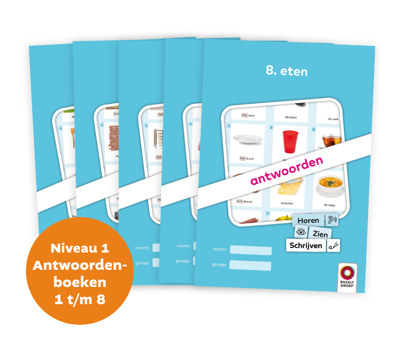 Antwoordenboeken niveau 1 (Startboek, 1-8) | Horen, Zien en Schrijven