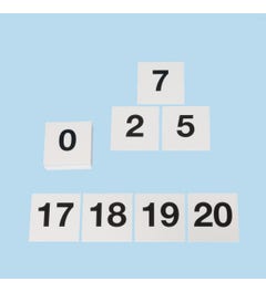 Cijferkaartjes tot 20