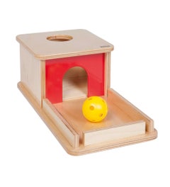 Object Permanence kistje met bakje