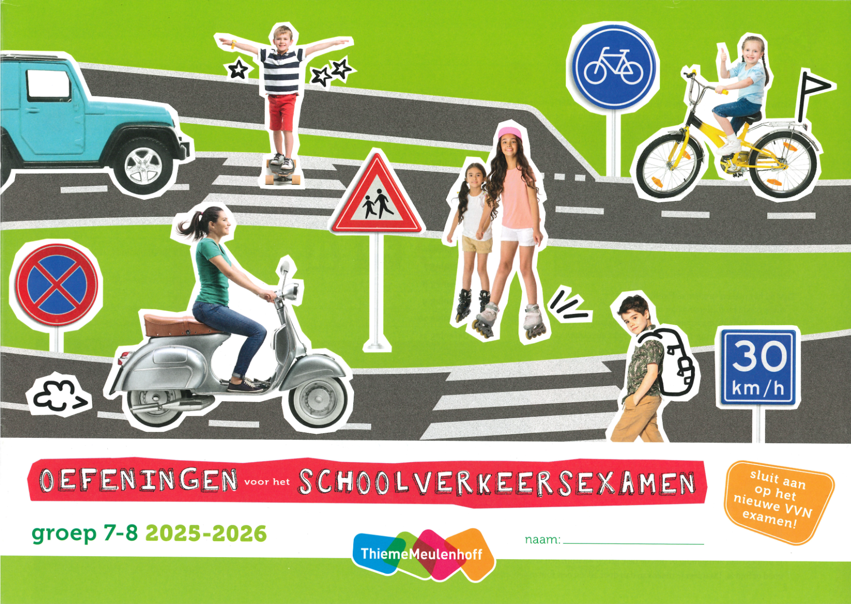 Oefeningen voor het schoolverkeersexamen 2025-2026 - Oefenboek