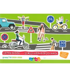 Oefeningen voor het schoolverkeersexamen 2025-2026 - Oefenboek