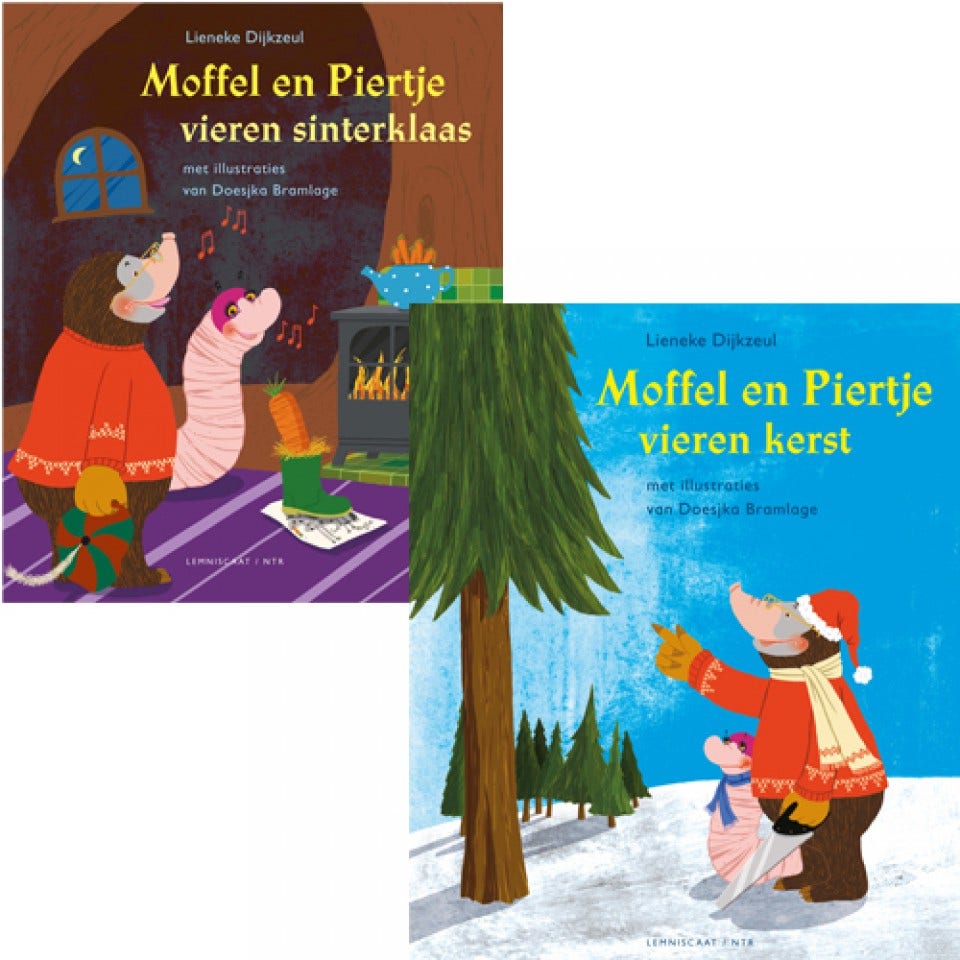 Koekeloere omkeerboek Sint/Kerst