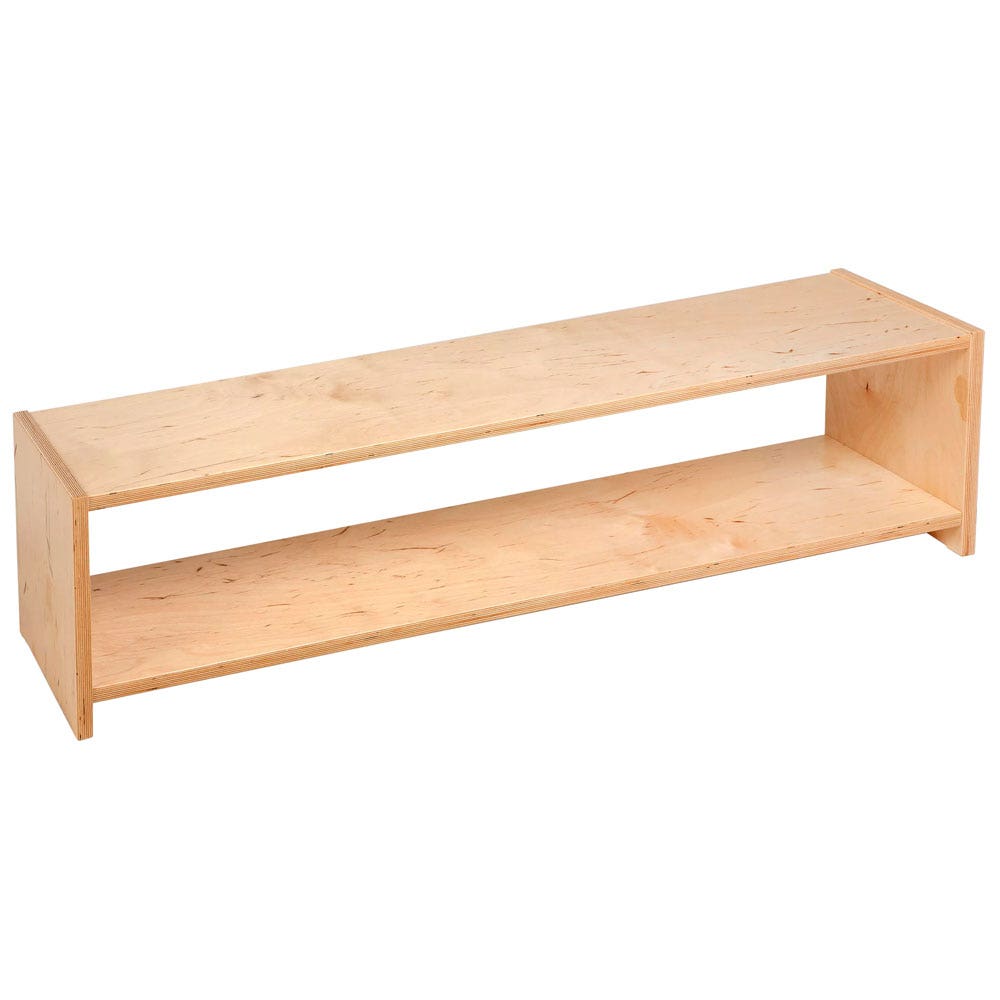 Open kast breed met 2 legplanken