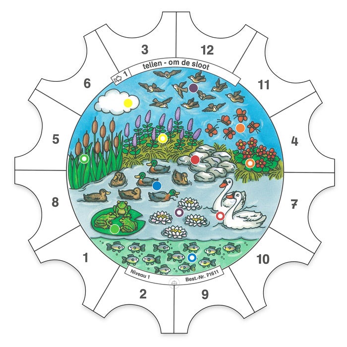 Paletti rekenen map 1: Tellen tot 20