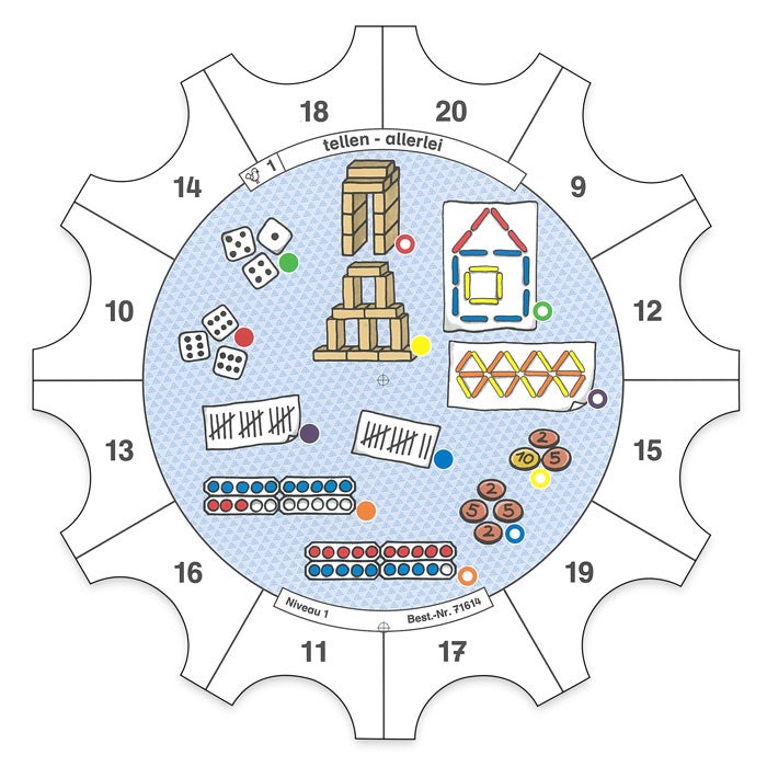 Paletti rekenen map 4: Rekenen tot 20