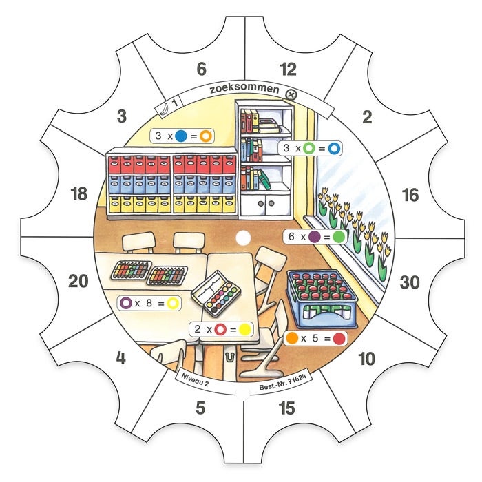 Paletti rekenen map 2: Tafels 1