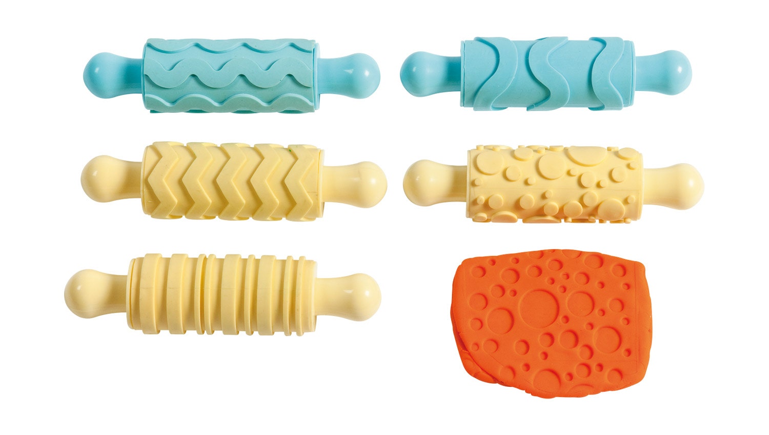 Patroonrollers kunststof | 5-delig