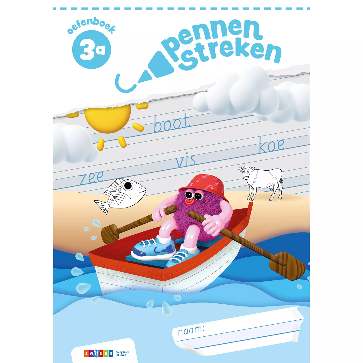 Pennenstreken | Versie 3 | Oefenboek A | Blokschrift | Groep 3