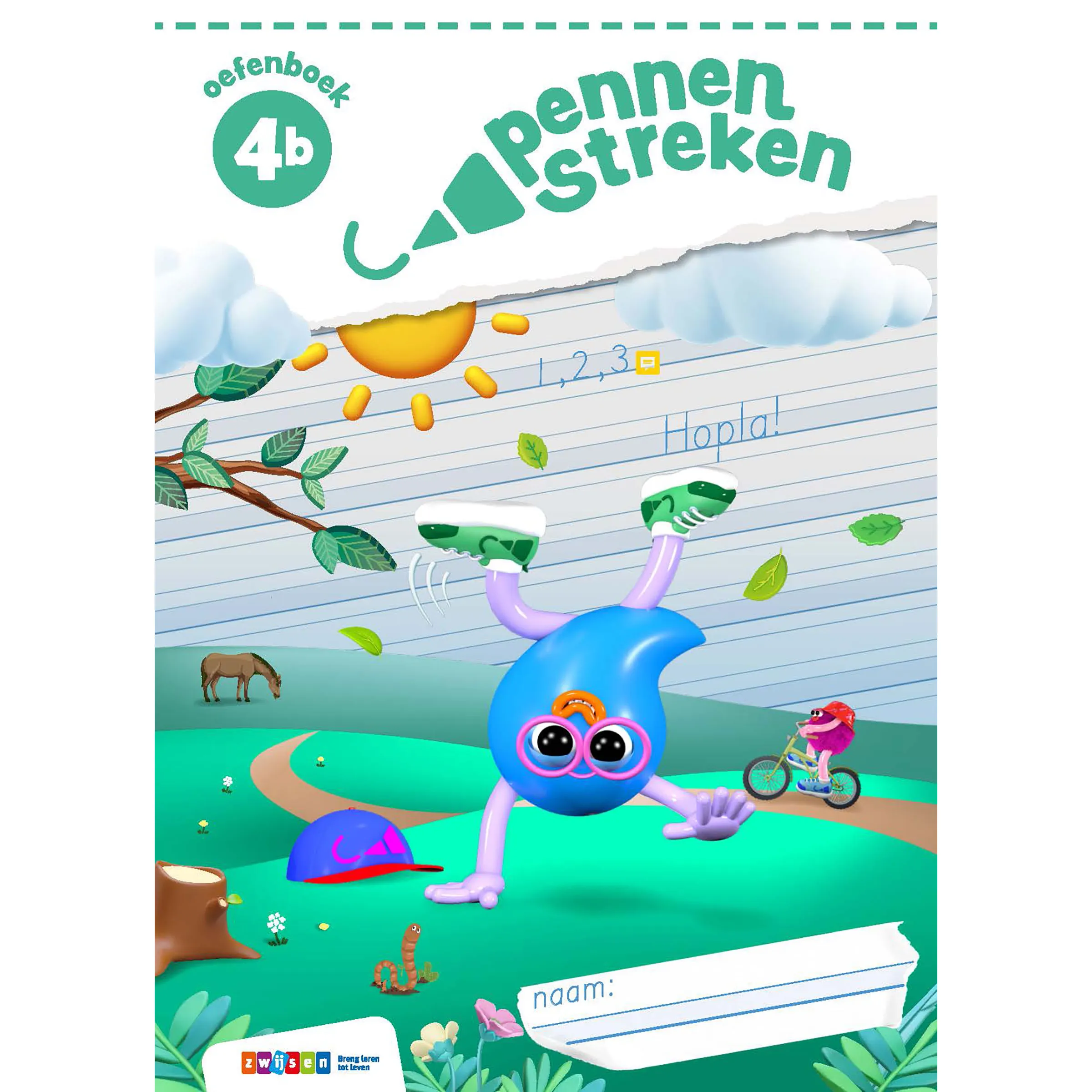 Pennenstreken | Versie 3 | Oefenboek B | Blokschrift | Groep 4