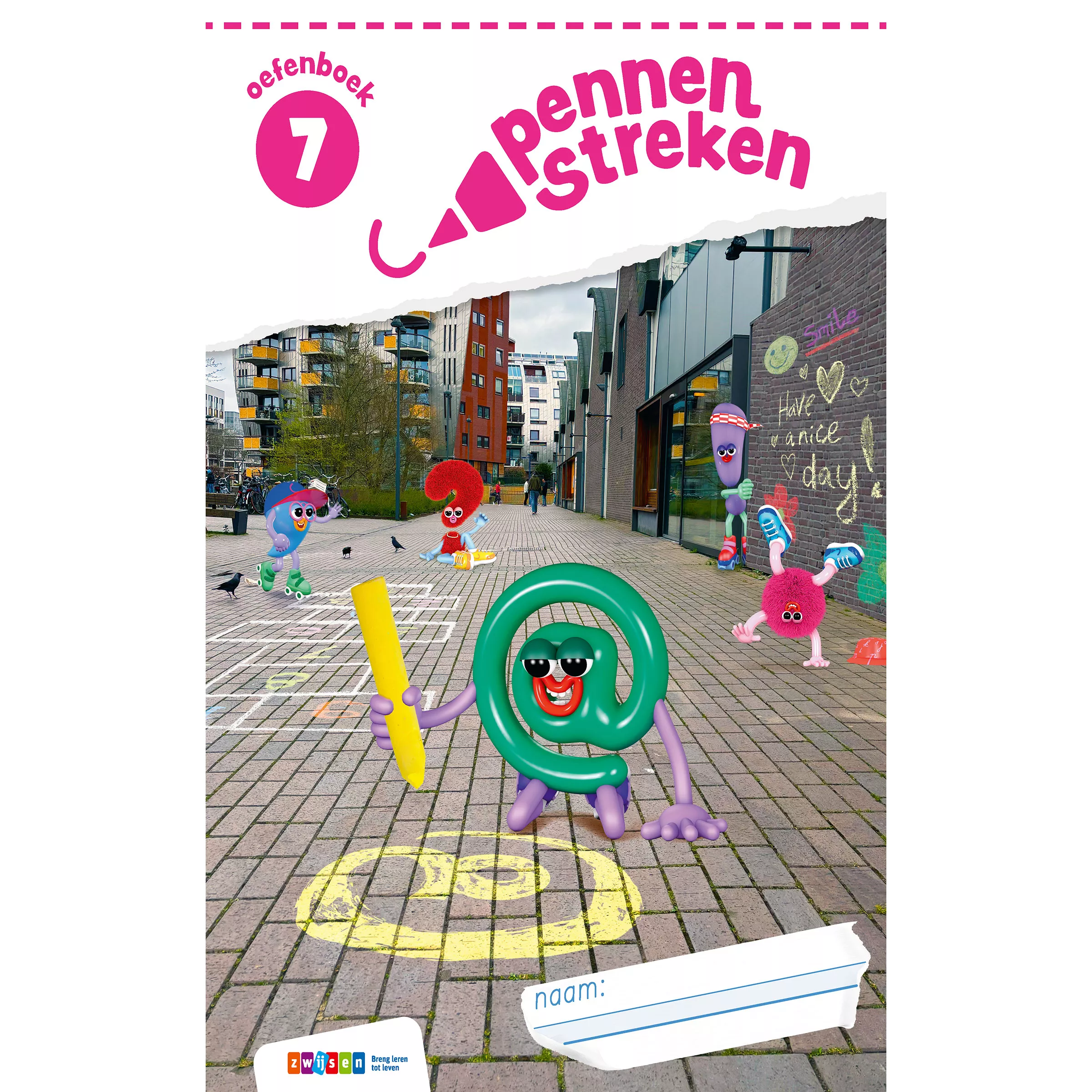 Pennenstreken | Versie 3 | Oefenboek | Blokschrift | Groep 7