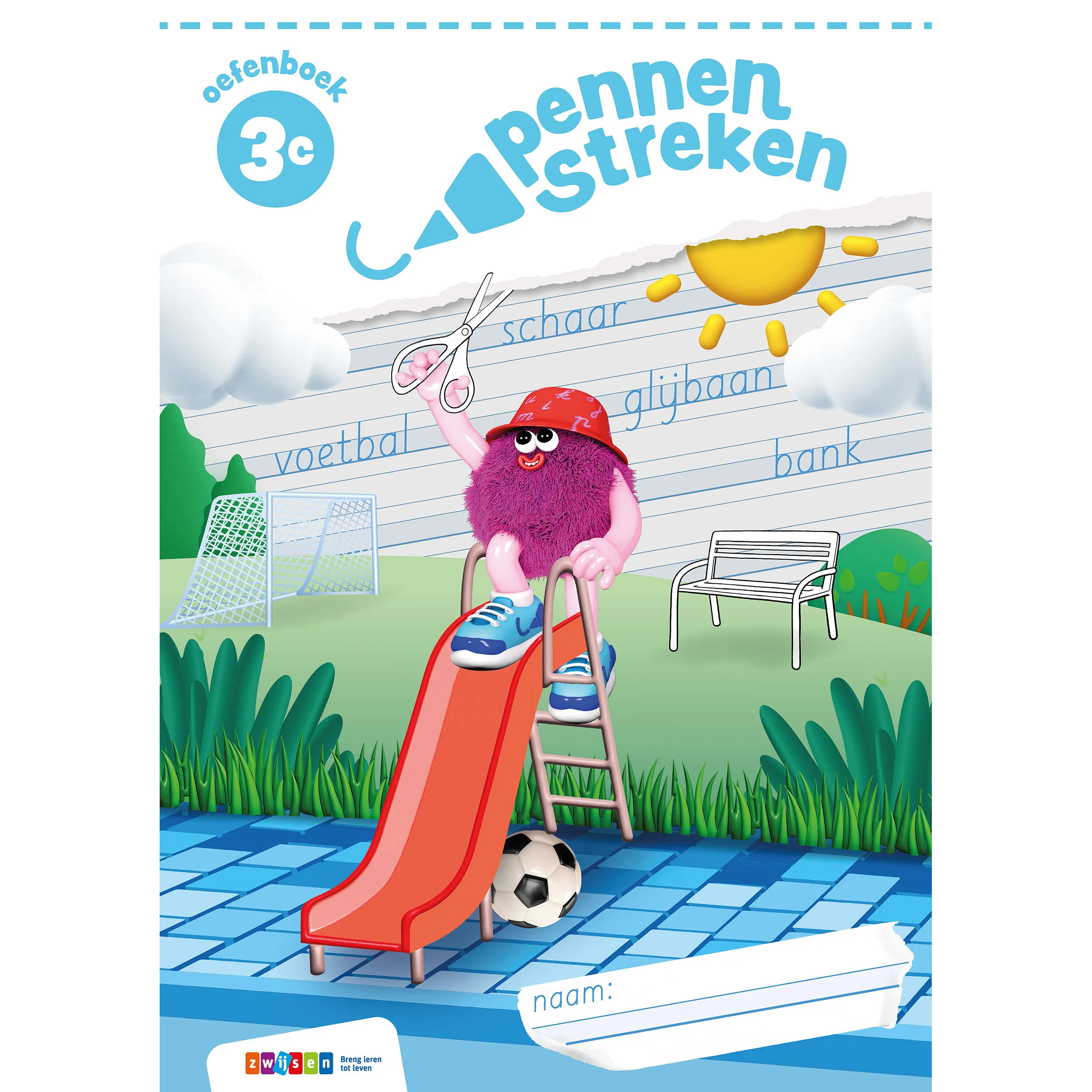 Pennenstreken | Versie 3 | Oefenboek C | Blokschrift | Groep 3