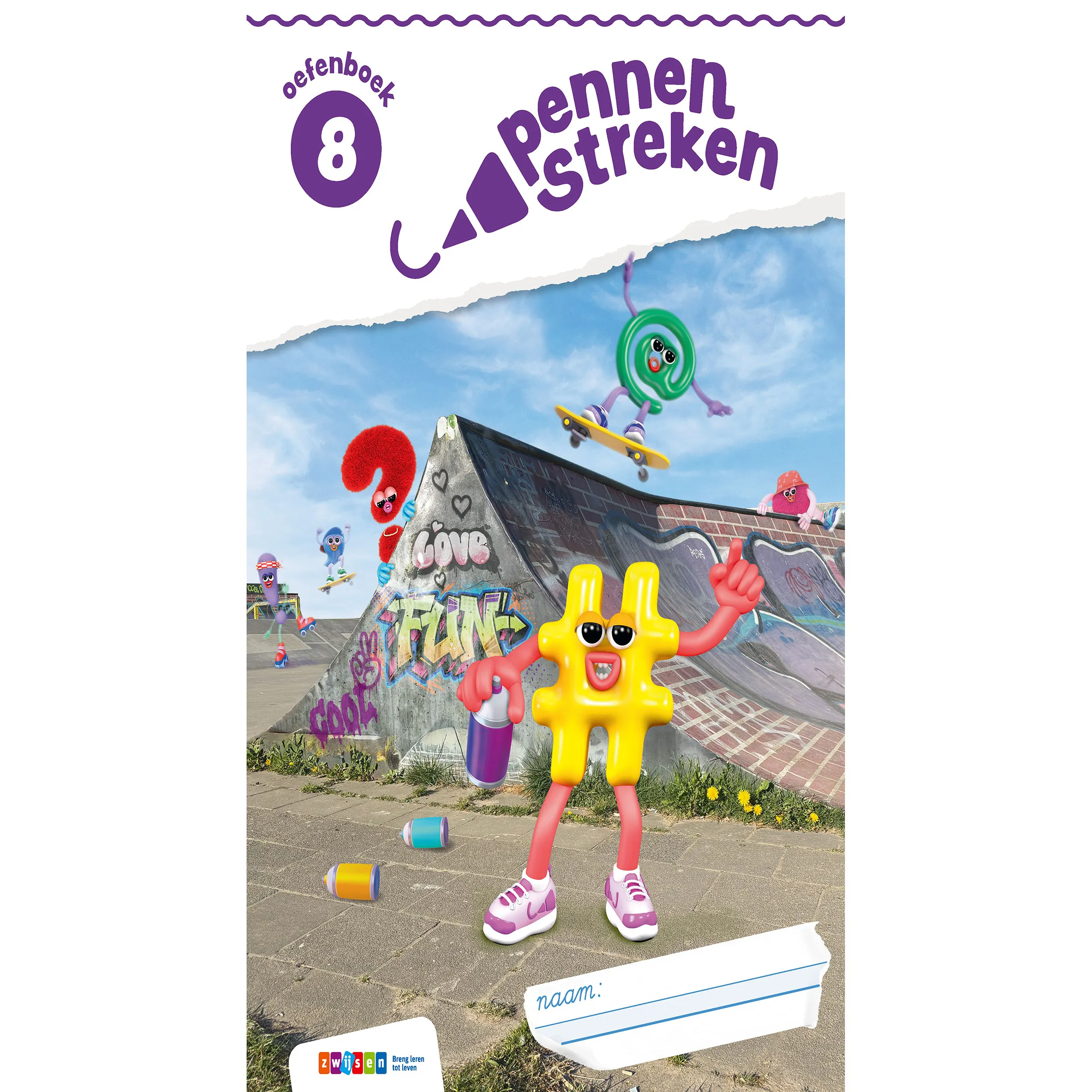 Pennenstreken | Versie 3 | Oefenboek | Verbonden Schrift | Groep 8