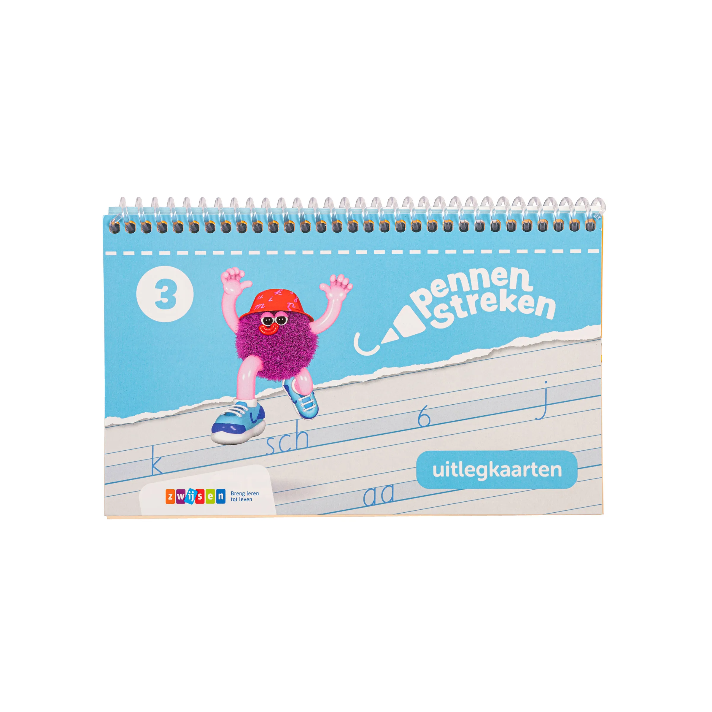 Pennenstreken | Versie 3 | Uitlegkaarten | Blokschrift | Groep 3