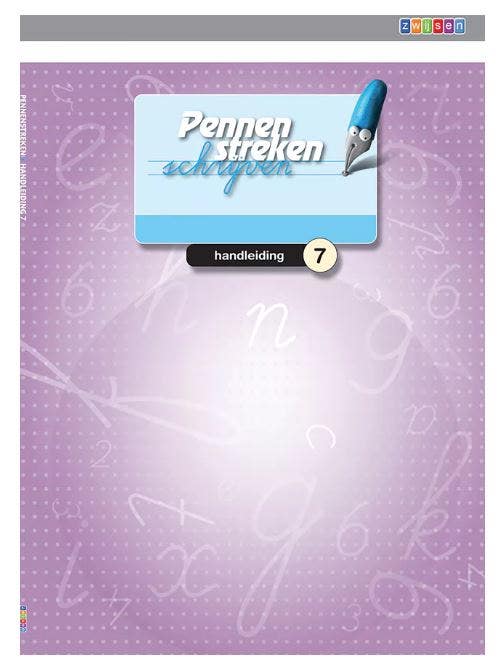 Pennenstreken editie 2 handleiding 7 verbonden - en blokschrift