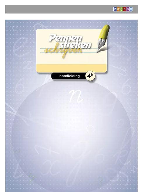 Pennenstreken editie 2 handleiding 4B
