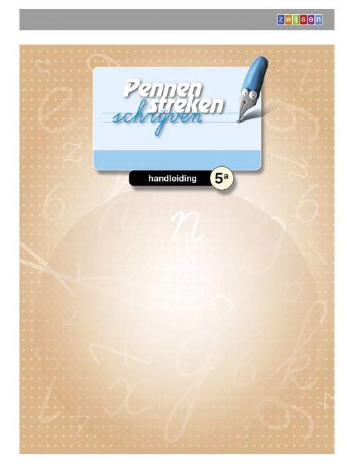 Pennenstreken editie 2 handleiding 5A