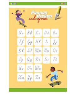 Pennenstreken editie 2 - letterposter groep 4 t/m 8 - Zijde A