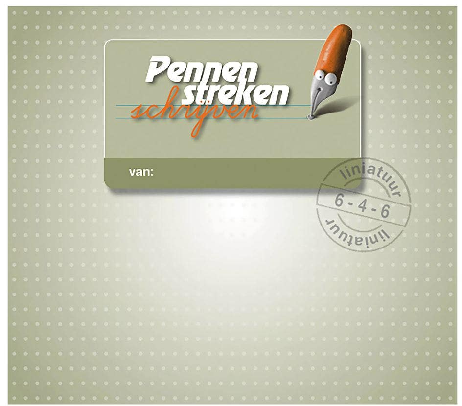 Pennenstreken editie 2 lijntjesschrift verbonden schrift 6-4-6 