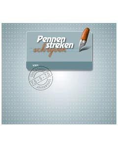 Pennenstreken editie 2 lijntjesschrift verbonden schrift 7,5-5-7,5