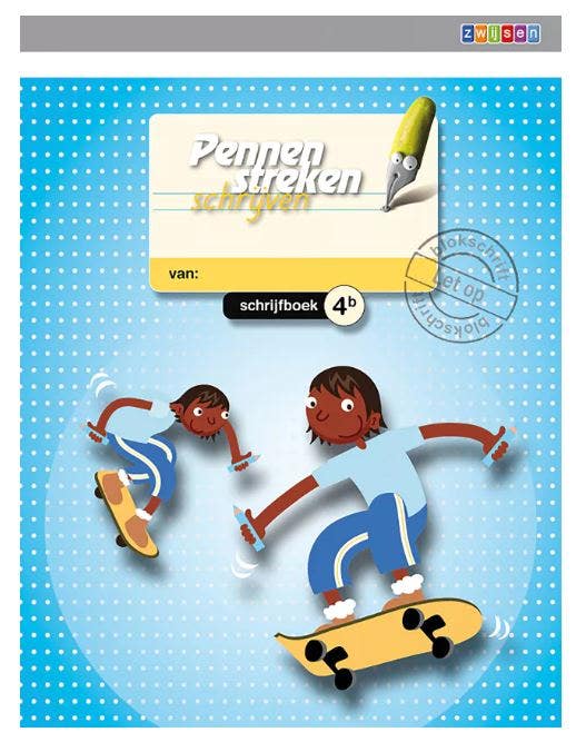 Pennenstreken editie 2 oefenboek 4A blokschrift
