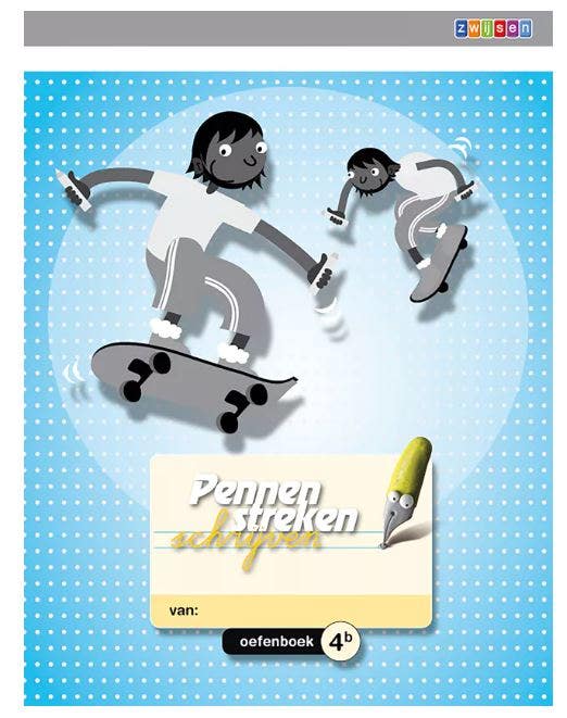 Pennenstreken editie 2 - oefenboek 4B verbonden schrift (5 ex.)