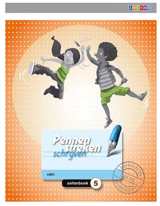 Pennenstreken editie 2 oefenboek 5 blokschrift