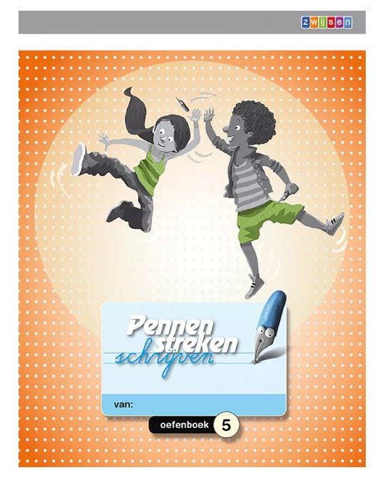 Pennenstreken editie 2 oefenboek 5 verbonden schrift