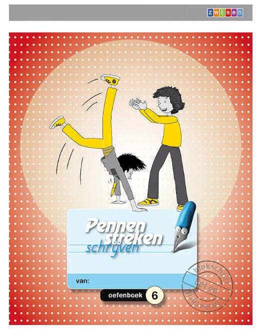 Pennenstreken editie 2 oefenboek 6 blokschrift