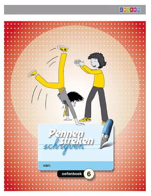 Pennenstreken editie 2 oefenboek 6 verbonden schrift