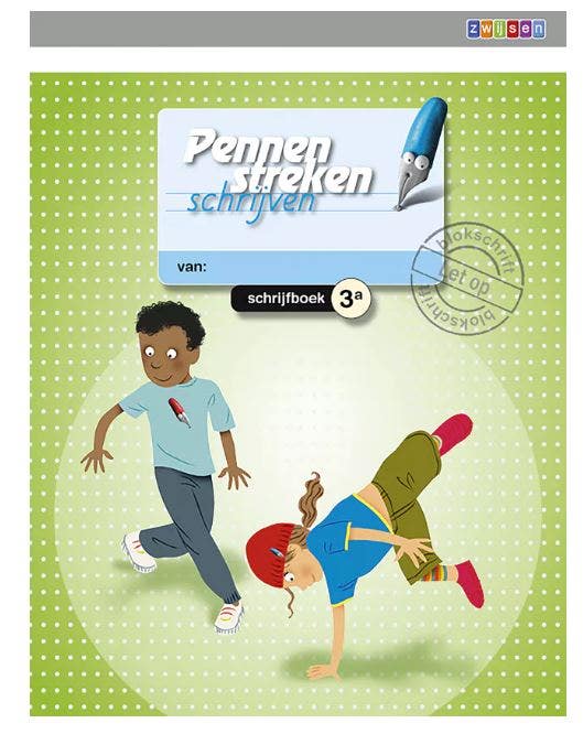 Pennenstreken editie 2 schrijfboek 3A blokschrift